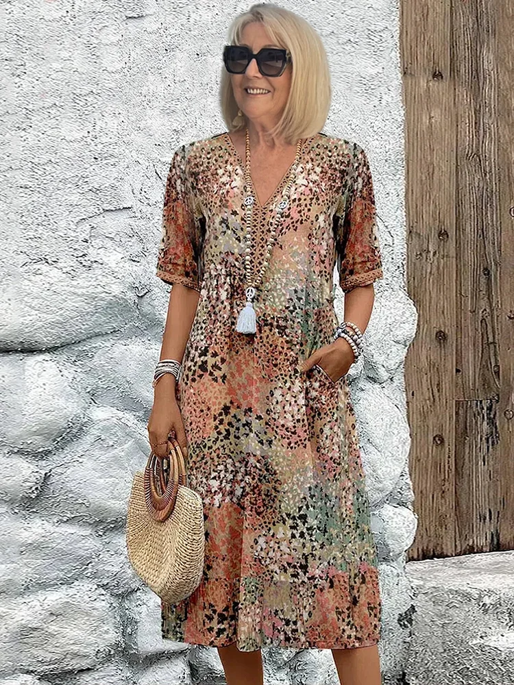 Emma ™– Elegant flowing midi dress