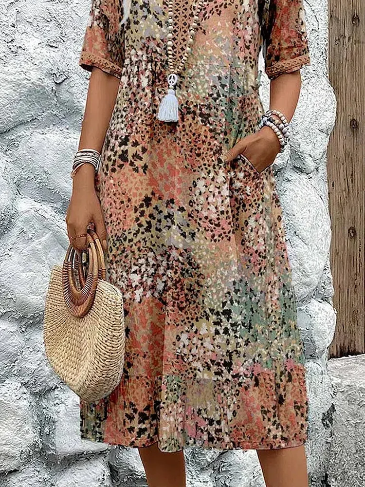 Emma ™– Elegant flowing midi dress