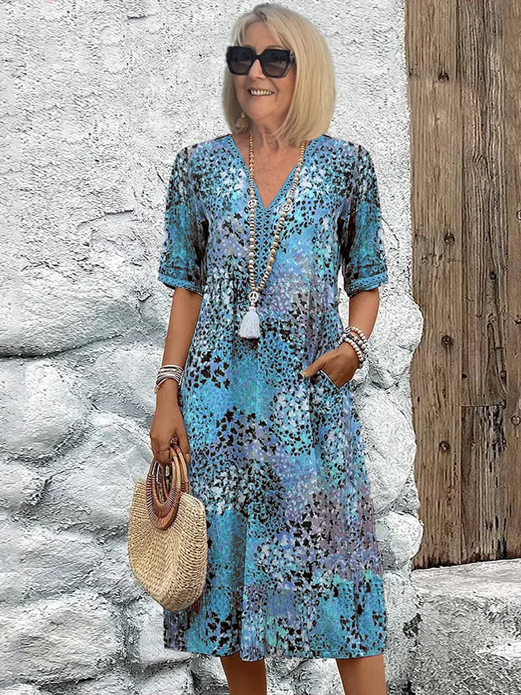 Emma ™– Elegant flowing midi dress