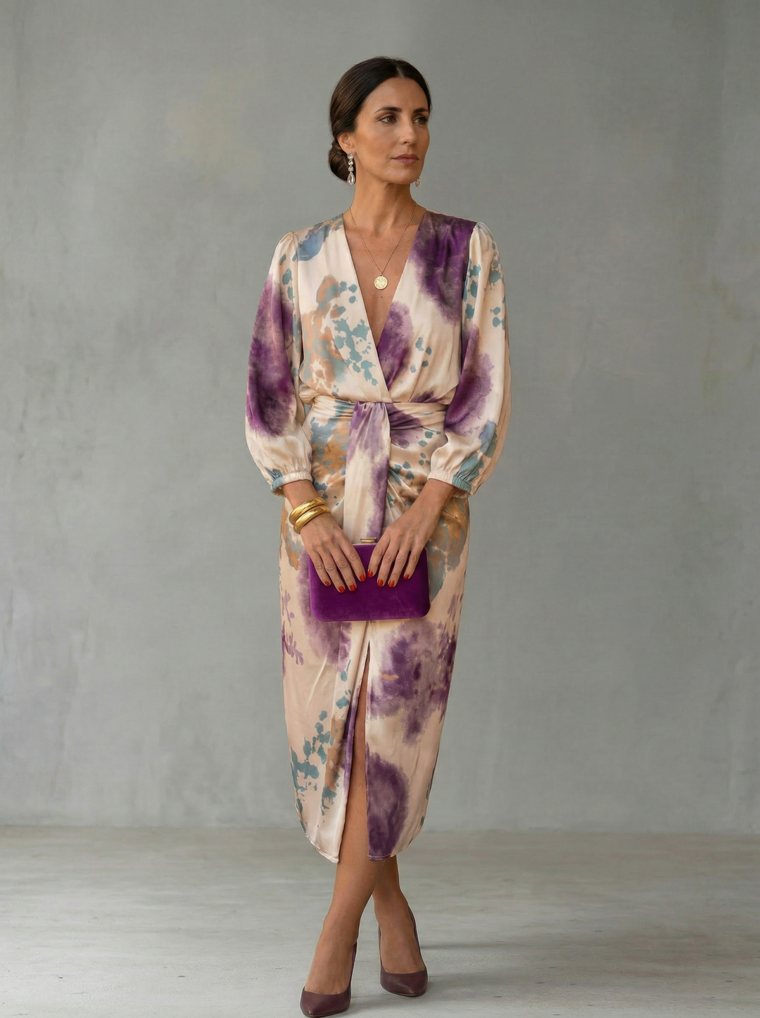 Hailey ™- Elegant V-Neck Dress