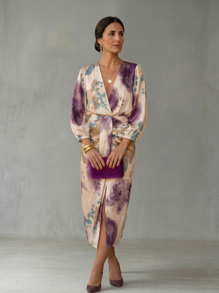 Hailey ™- Elegant V-Neck Dress