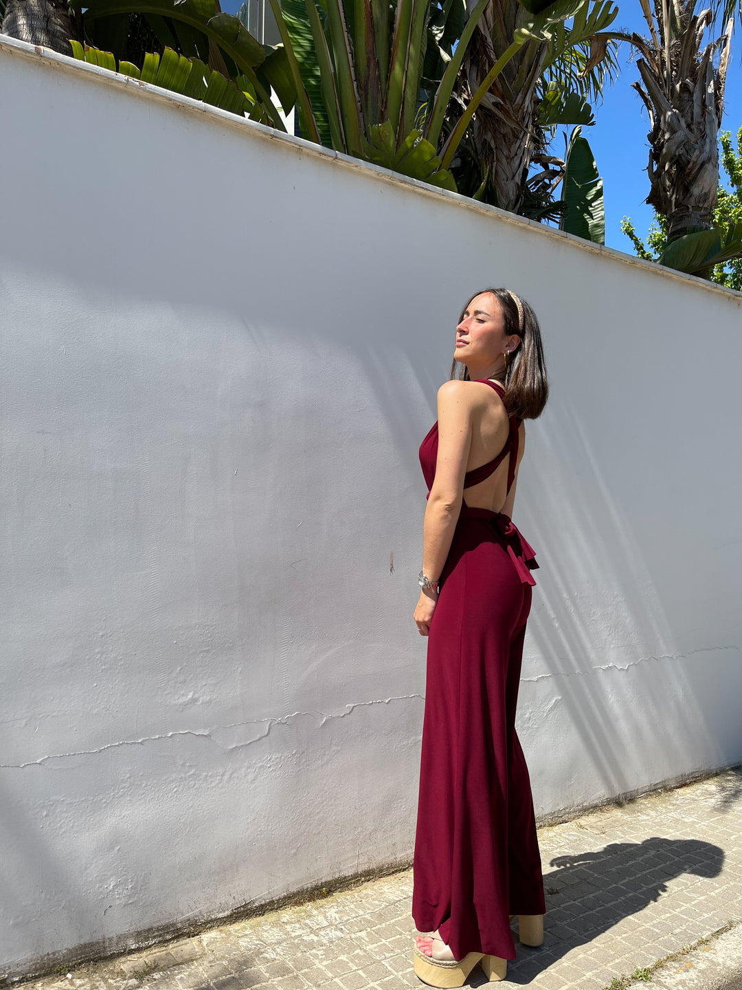 Multi garnet Jumpsuit